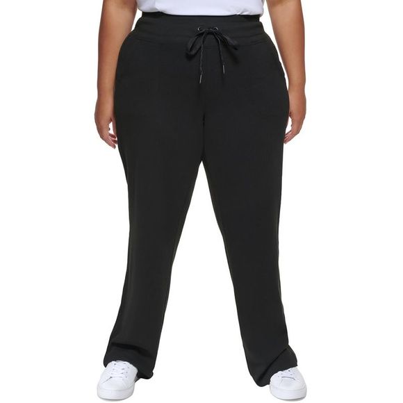 Calvin Klein Performance Womens Black Fitness Sweatpants Athletic Plus NWT - Picture 1 of 2